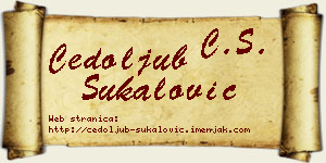 Čedoljub Šukalović vizit kartica